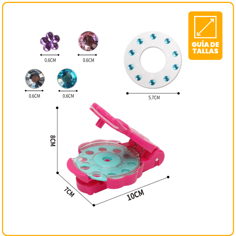 Aplicador Infantil de Brillos y Strass para el Cabello | CRIATIVAE foto 4