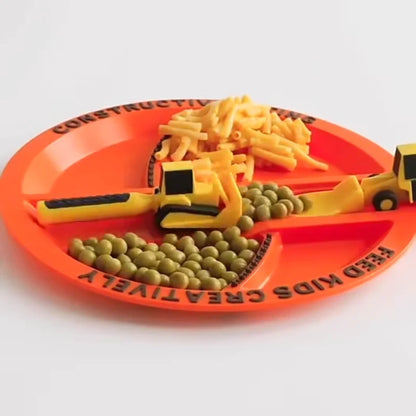 Juego de Alimentación Infantil Interactivo con Plato y Cubiertos | CRIATIVAE