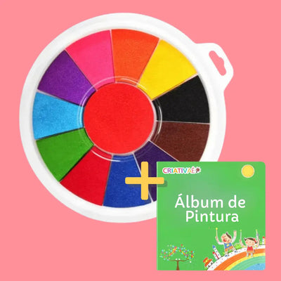 Dedos Pintores Criativae, Set de Pintura de Dedos Montessori con Álbum, vista 4 de 5