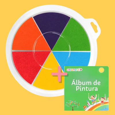 Dedos Pintores Criativae, Set de Pintura de Dedos Montessori con Álbum, vista 2 de 5