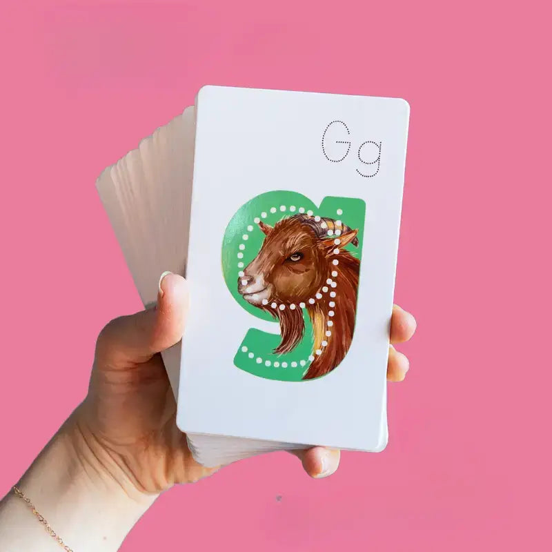 Kit Bilingüe Lit Letters para Aprender Inglés - Alfabetización con Tarjetas Mnemotécnicas y Fonética para Preescolares | CRIATIVAE