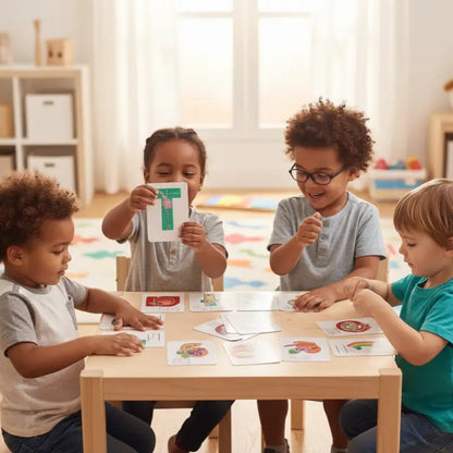 Kit Bilingüe Lit Letters para Aprender Inglés - Alfabetización con Tarjetas Mnemotécnicas y Fonética para Preescolares | CRIATIVAE