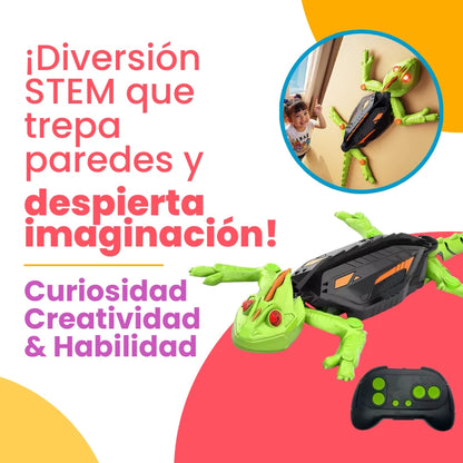 Lagarto Robótico Premium que Trepa Paredes – Juguete Interactivo con Control Remoto | CRIATIVAE