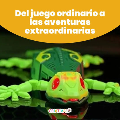Lagarto Robótico Premium que Trepa Paredes – Juguete STEM Interactivo con Control Remoto | CRIATIVAE