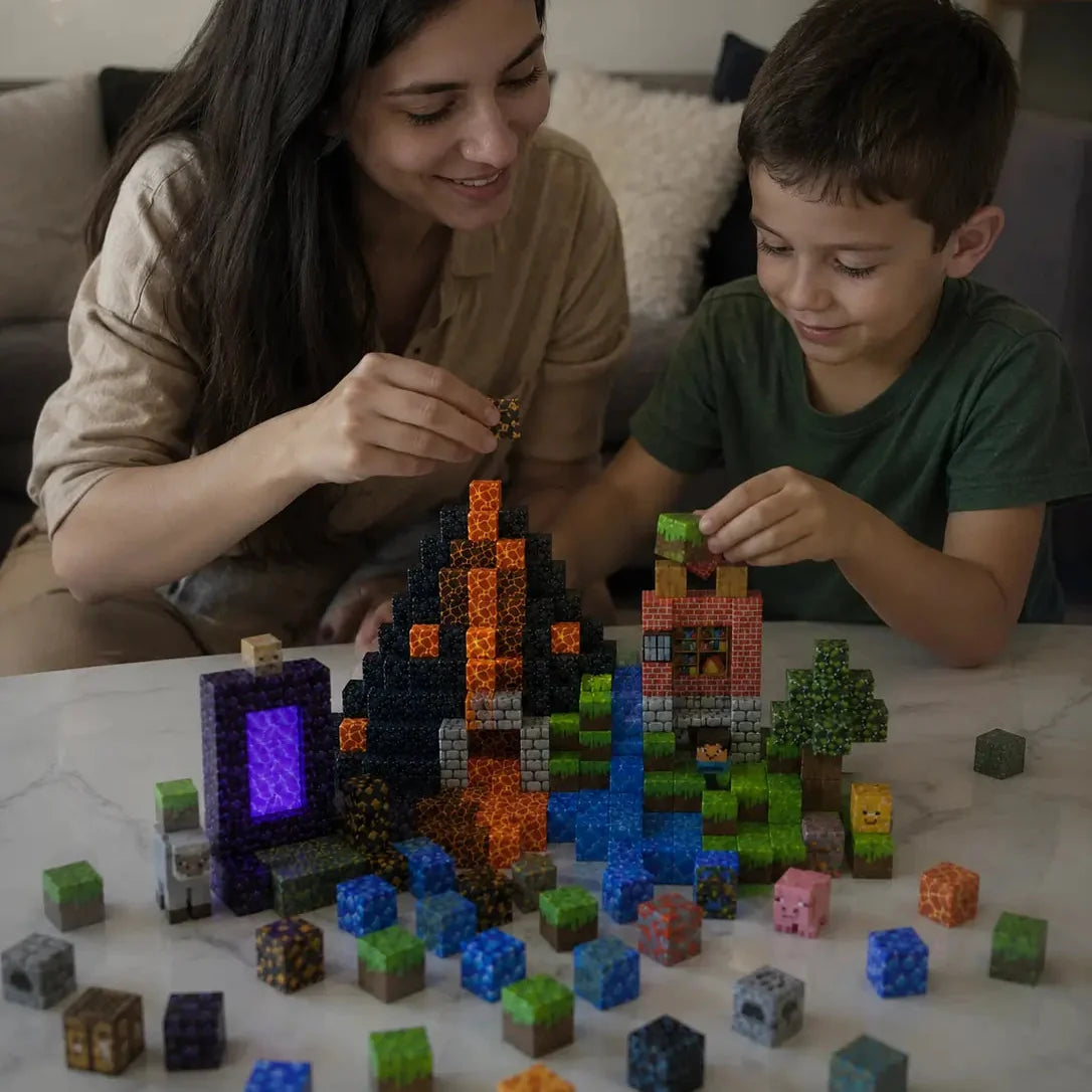 MagCraft Criativae - Bloques Magnéticos de Construcción Infantil
