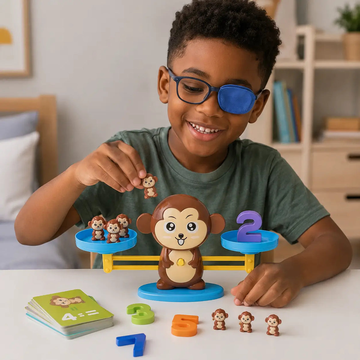 Después — Magic Calc Criativae - Balanza Montessori para Entender los Números