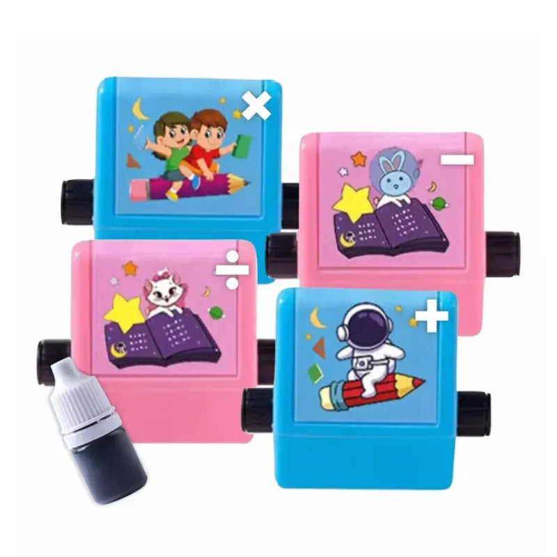 Kit Educativo de Matemáticas con 4 Carimbos Didácticos para Niños | CRIATIVAE foto 4