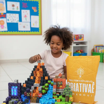 Set de 150 Bloques de Construcción Magnéticos – Juguete Educativo STEM para Niños 3-8 Años | CRIATIVAE