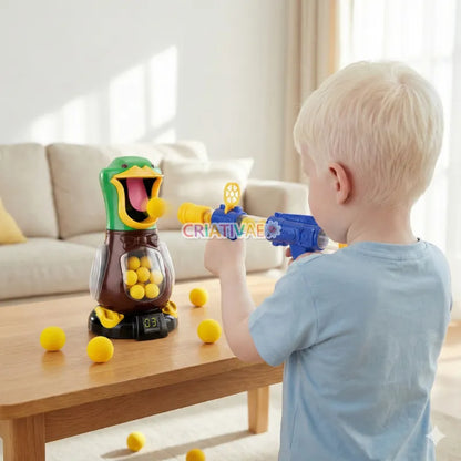 Juego de Tiro al Blanco Pato con Marcador Digital y Pistola de Aire | CRIATIVAE México