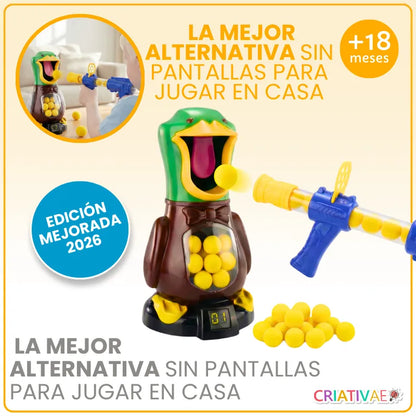 Juego de Tiro al Blanco Pato con Marcador Digital y Pistola de Aire | CRIATIVAE México
