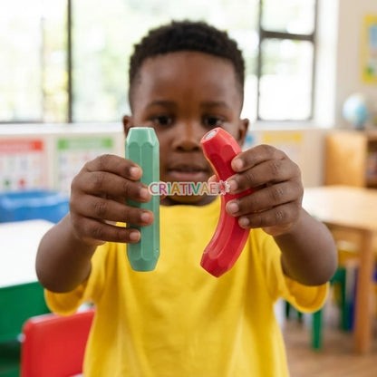 Set de Construcción Magnética 3D CRIATIVAE - Juguete Educativo STEM para Niños