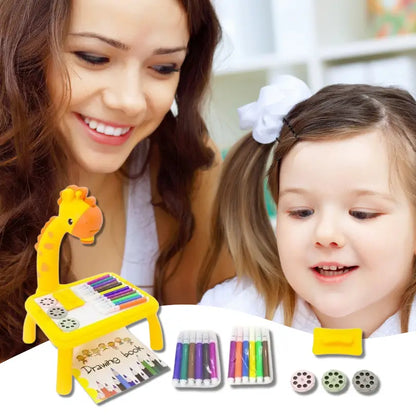 Mesa Proyector Chido para Dibujo Infantil | Pizarrón Mágico con Luz LED y 24 Diseños Chidos | Juguete Educativo Anti-Pantallas | CRIATIVAE