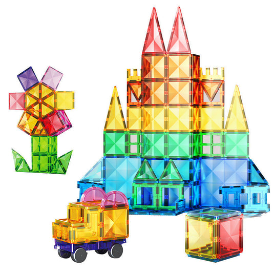 Assorted azulejos magnéticos y Marble Run Sets