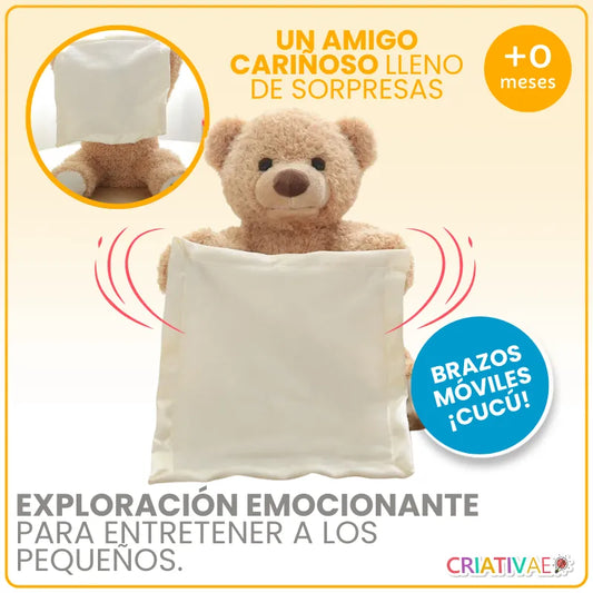 Pelucha Interactiva Electrónica Teddy para Bebés | CRIATIVAE