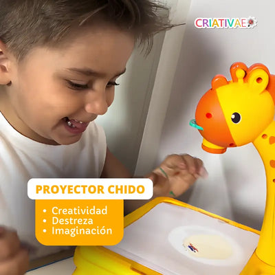 Mesa Proyector Chido para Dibujo Infantil | Pizarrón Mágico con Luz LED y 24 Diseños Chidos | Juguete Educativo Anti-Pantallas | CRIATIVAE foto 5