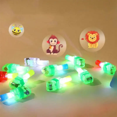 Set de Anillos Proyectores LED de Animales y Naturaleza 10