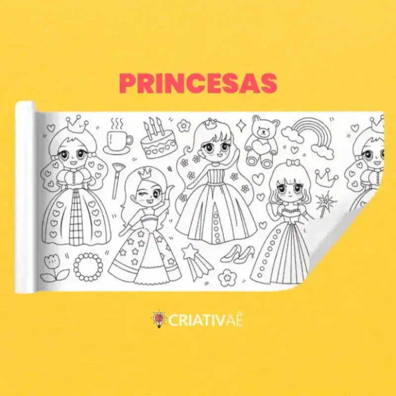 Rollo de Dibujo Infantil – 3 Metros de Creatividad | CRIATIVAE