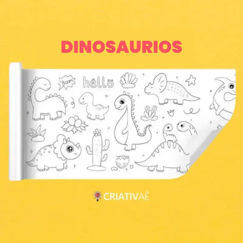 Rollo de Dibujo Infantil – 3 Metros de Creatividad | CRIATIVAE