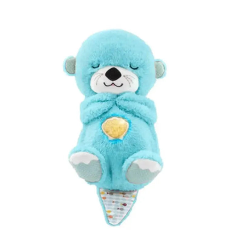 Peluche Calmante con Respiración para Bebés Nutria – Azul