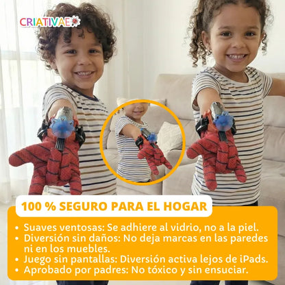 Lanzador de Telarañas Spider Shot - Set de Guante de Héroe y Dardos de Ventosa Suave | CRIATIVAE