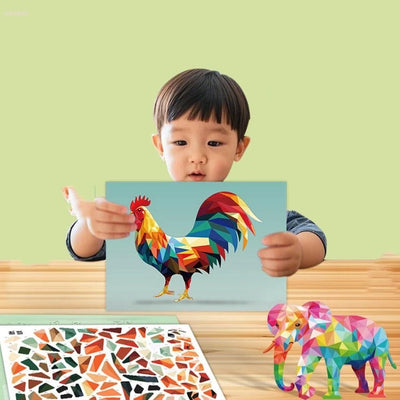 3D Collage Geométrica foto 7