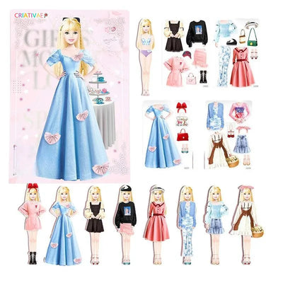 Set de Muñecas Magnéticas de Vestir FASHION