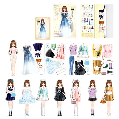 Set de Muñecas Magnéticas de Vestir GLAMOUR