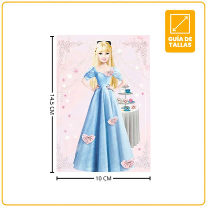 Set de Muñecas Magnéticas de Vestir - Juego de Moda con Imanes para Niños y Refrigerador | CRIATIVAE