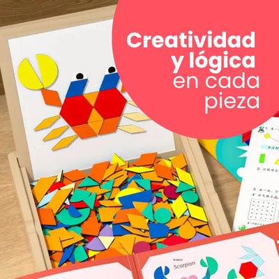Tangram Magnético Educativo para Niños foto 2