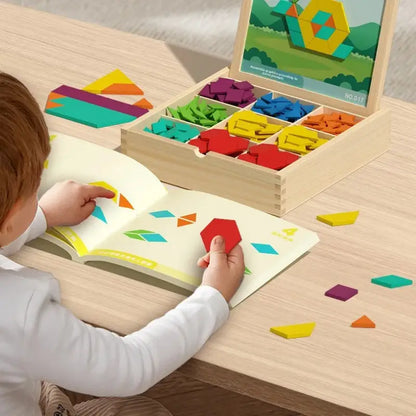 Tangram Magnético Educativo para Niños – Juguete de Aprendizaje y Montaje | CRIATIVAE