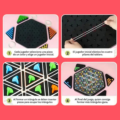 Juego de Triángulos Magnéticos – Desarrolla la Lógica y la Estrategia | CRIATIVAE