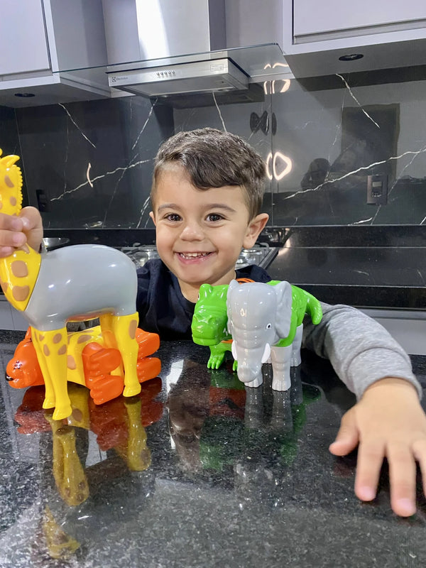 MagnetoZoo Criativae - Rompecabezas Magnético 3D que se Reinventa Cada Tarde