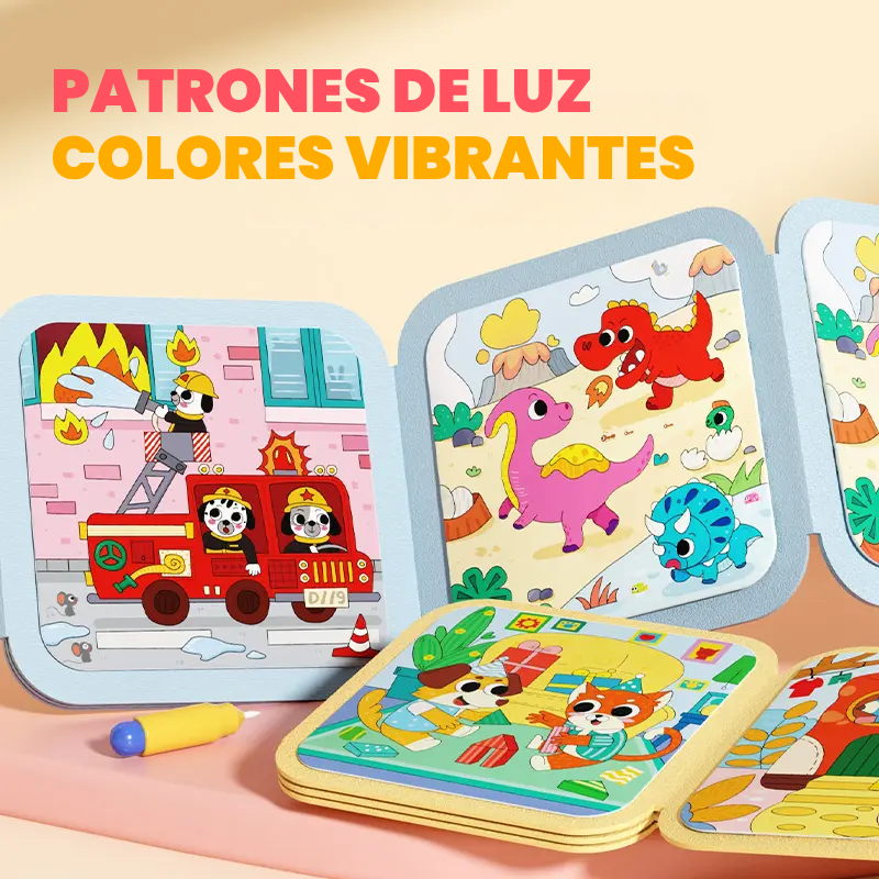 Libros de Pintura y Dibujo con Agua para Niños – Set Reutilizable de Actividades con Agua | CRIATIVAE