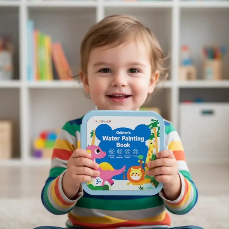 Libros de Pintura y Dibujo con Agua para Niños – Set Reutilizable de Actividades con Agua | CRIATIVAE
