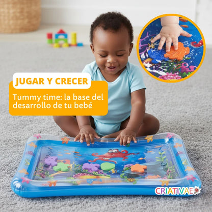 Tapete Sensorial de Agua para Bebés – Estimula el Tummy Time con Suavidad | CRIATIVAE