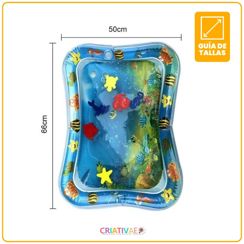 Tapete Sensorial de Agua para Bebés – Estimula el Tummy Time con Suavidad | CRIATIVAE