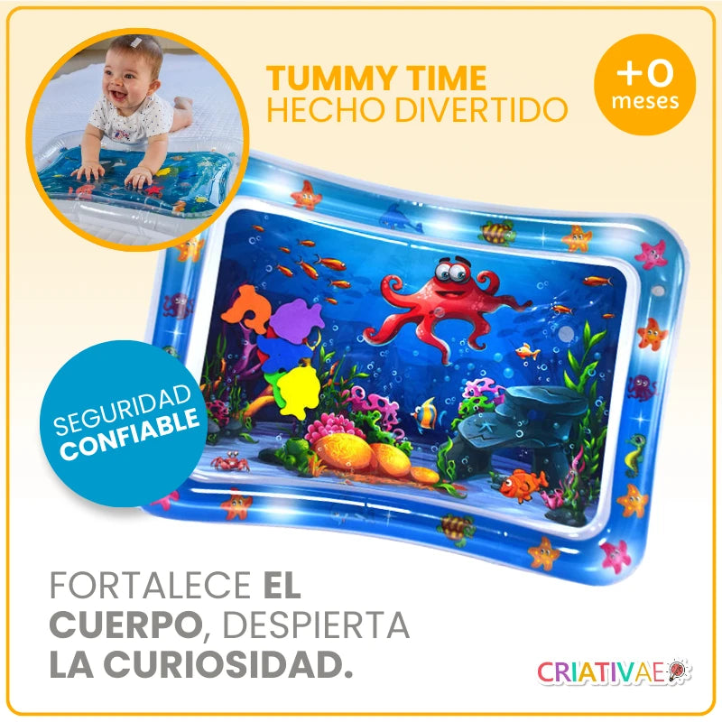 Tapete Sensorial de Agua para Bebés – Estimula el Tummy Time con Suavidad | CRIATIVAE