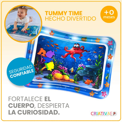Tapete Sensorial de Agua para Bebés – Estimula el Tummy Time con Suavidad | CRIATIVAE