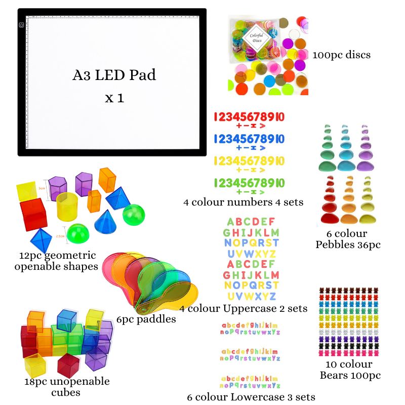 Comprehensive Luz Pad Play y Aprendizaje Juego