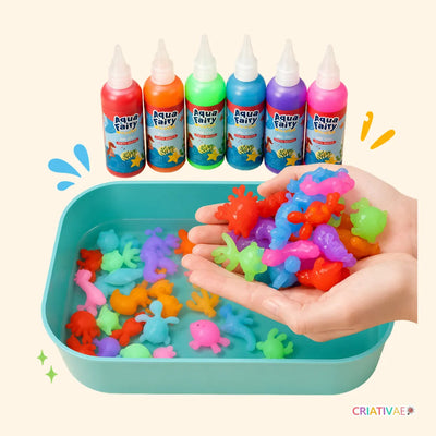 Aqua Fairy Criativae, Kit Mágico de Figuras 3D en Agua