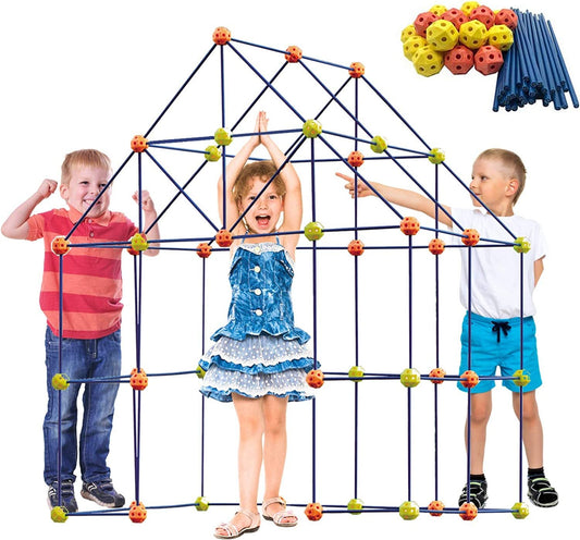 Fort Builder Construction Juego – 158-Pieza Fort Construcción Kit