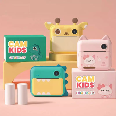 Cam Kids Criativae, Cámara Infantil que Imprime la Foto al Instante, vista 3 de 7
