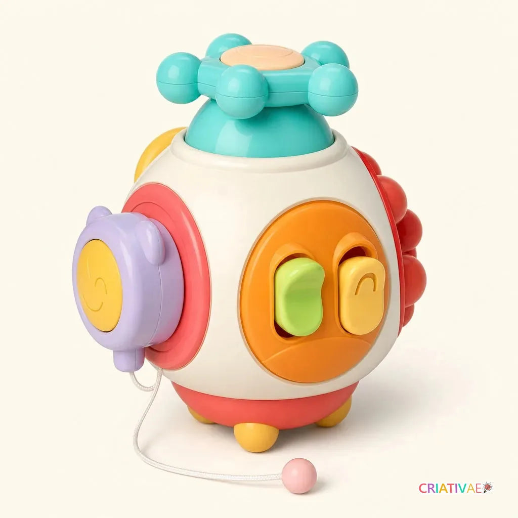 CuboBaby Criativae, Cubo Sensorial Montessori de Seis Lados