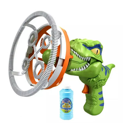Lanzador de Burbujas Dinosaurio DinoBubble Verde