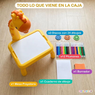 Todo lo que viene en la caja de la Table Kids
