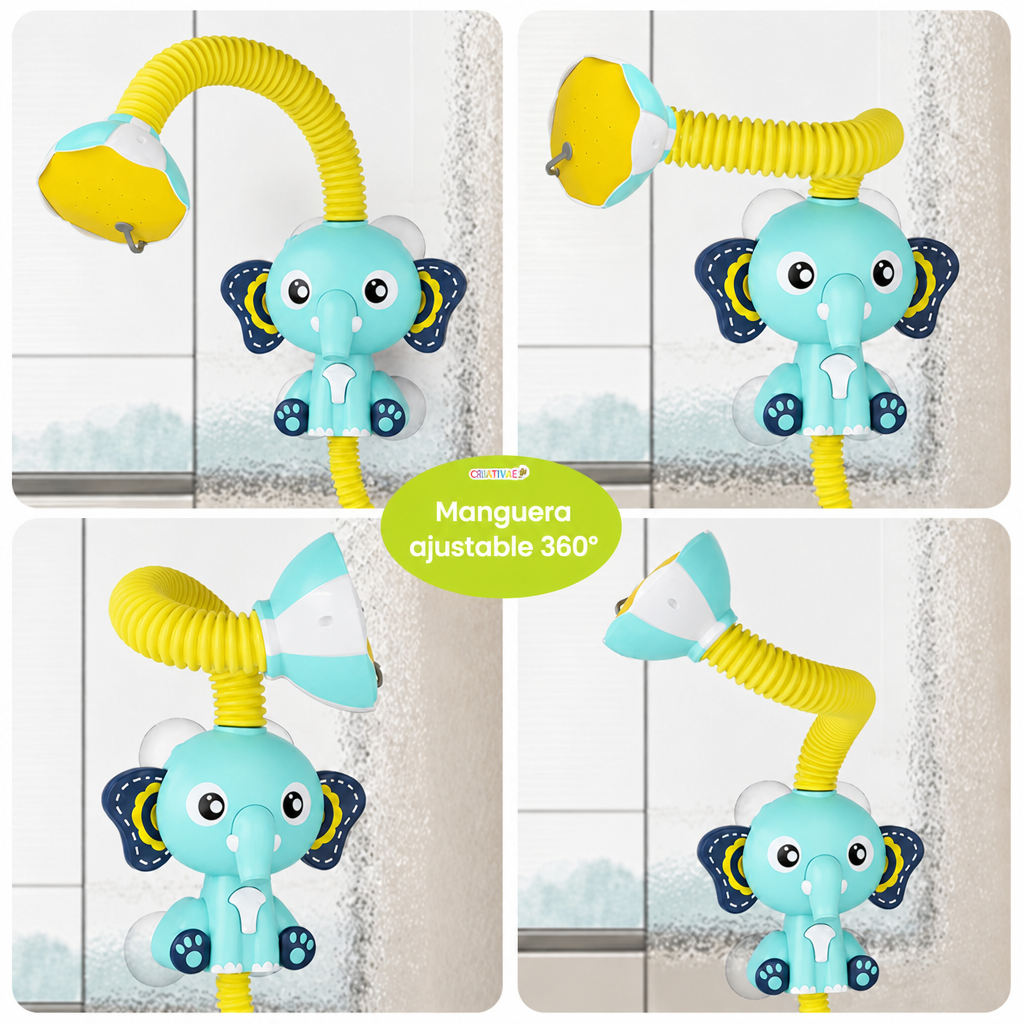 Baby Shower Criativae - Regadera Infantil para el Baño sin Llanto