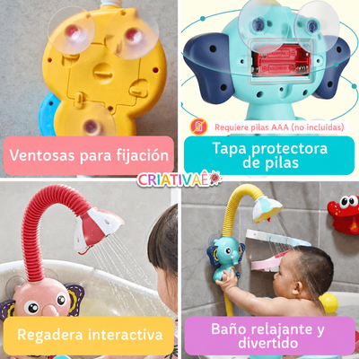 Baby Shower Criativae - Regadera Infantil para el Baño sin Llanto