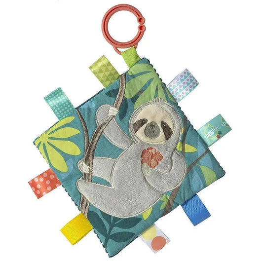 Calming Sensory Crinkle Juguete: Molasses Sloth Taggies
