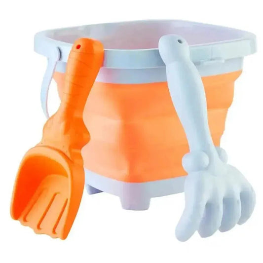 Collapsible Orange Bucket Juego