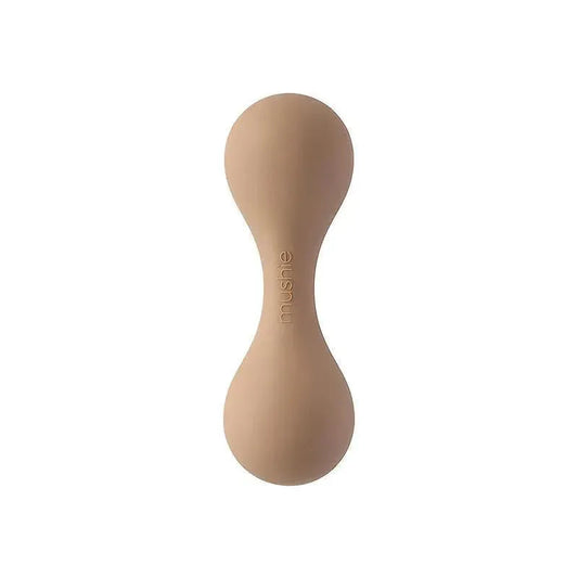 Mushie Natural De silicona Bebé sonajero